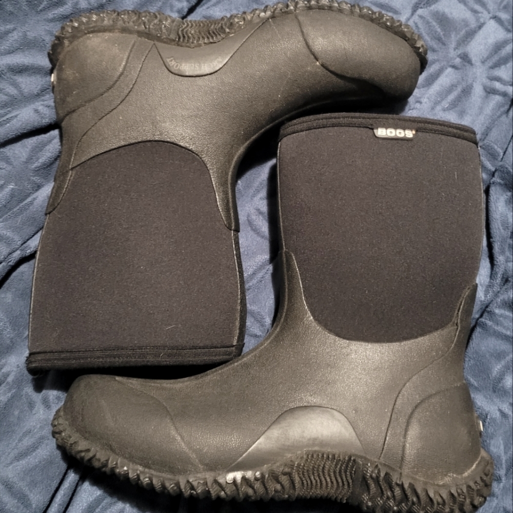 Women's classic mid bogs Boots, black